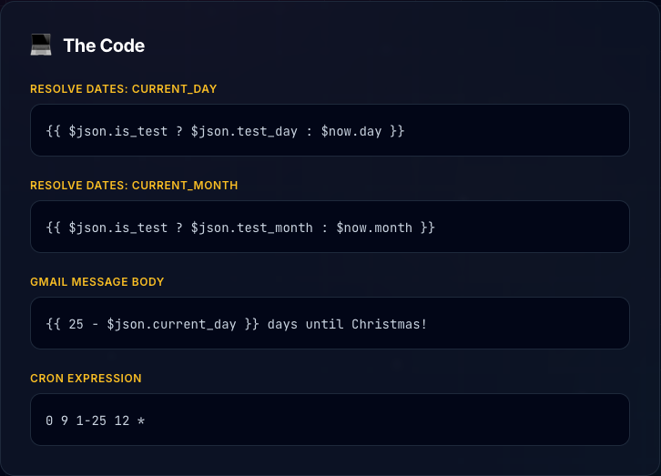 Code blocks with copy buttons